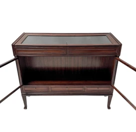 Art Deco Amsterdamse School Vitrine or display cabinet by Napoleon Le Grand